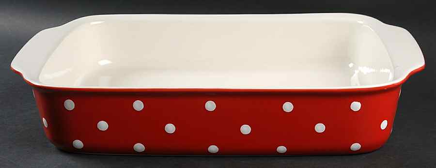 Baking Days Red 15" Rectangular Baker by Spode-1