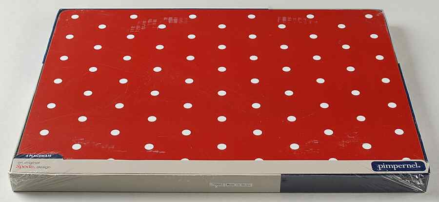 Baking Days Red Corkboard Placemat - Set of 4 by Spode-1