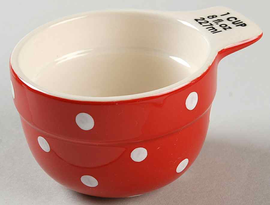 Baking Days Red 1 Cup Measuring Cup by Spode-1