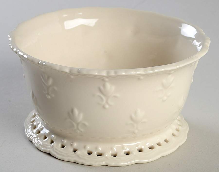 Cream Lace 5" All Purpose Bowl by Skye Mcghie-1
