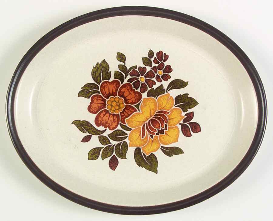 Charnwood 12" Oval Serving Platter by Staffordshire-1