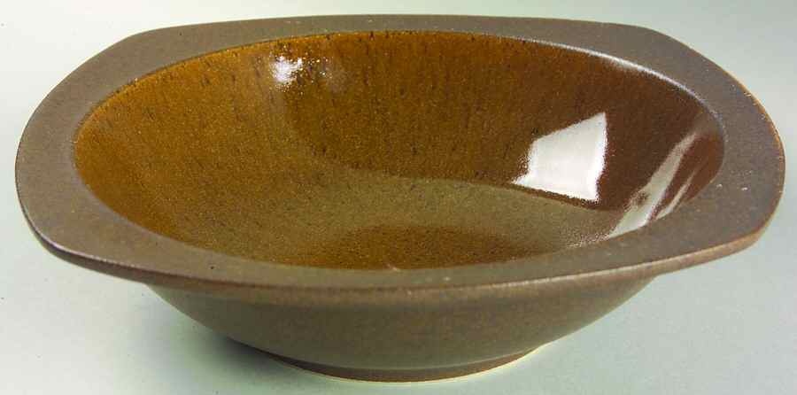 Plaza Brown Soup/Cereal Bowl by Sango-1
