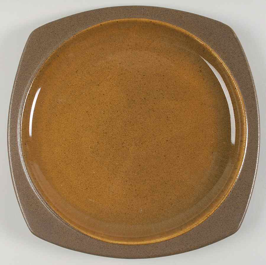 Plaza Brown 12" Square Chop Plate by Sango-1
