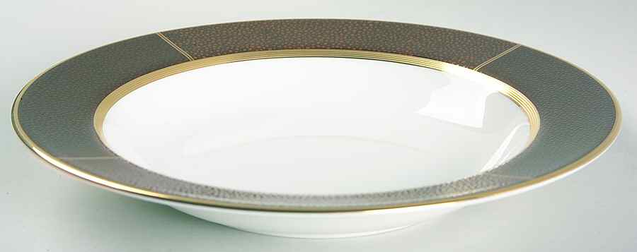 Cognac Large Rim Soup Bowl by Sasaki-1