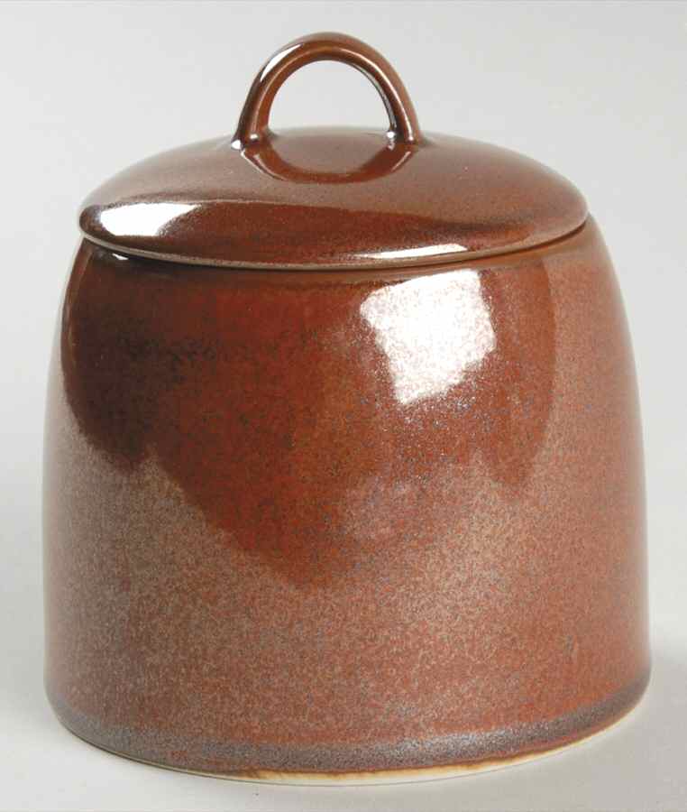 Simplicity Copper Sugar Bowl & Lid by Sasaki-1