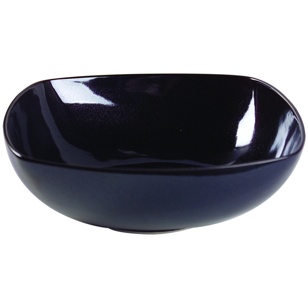 Simplicity Obsidian (Black) 10" Square Vegetable Bowl by Sasaki-1