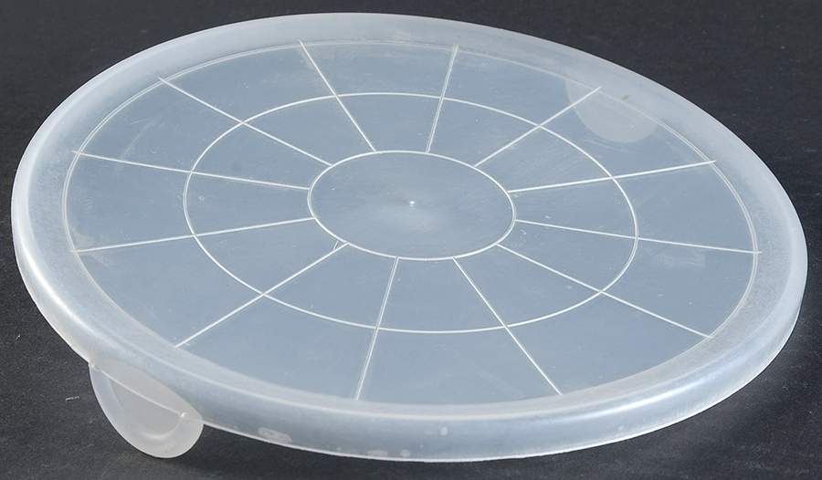 Visions Eggplant Plastic Lid for 8" Ceramic Storage Bowl by Sango-1