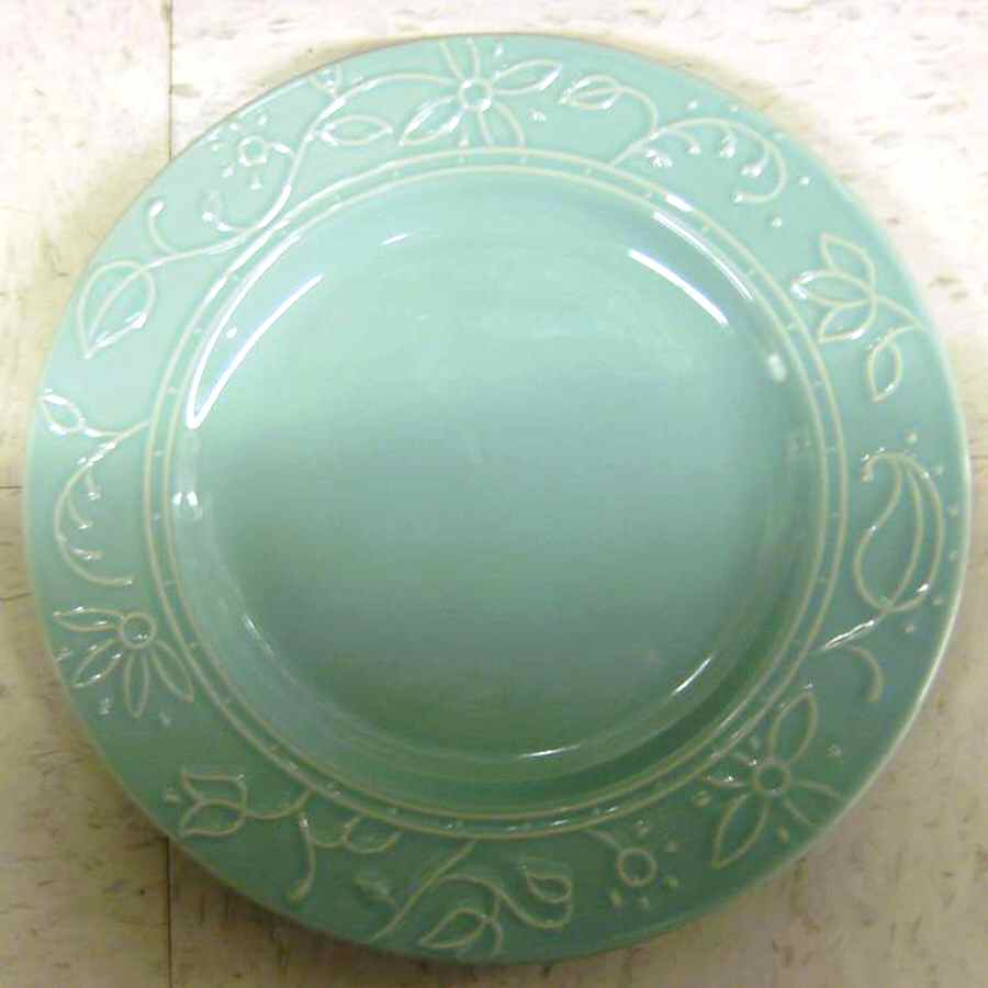 Indigo Aqua Dinner Plate by Signature-1