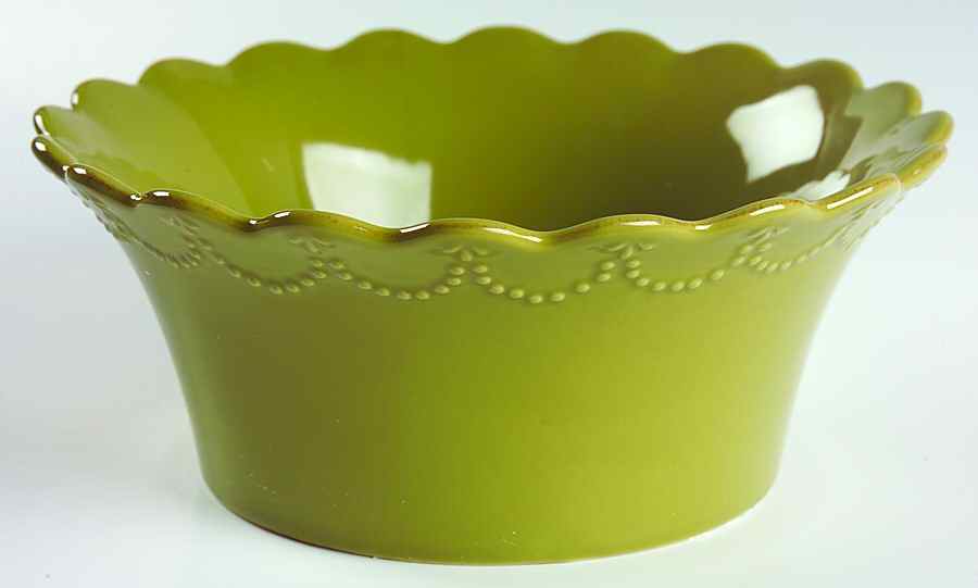 Now and Then Olive 9" Round Serving Bowl by Signature-1