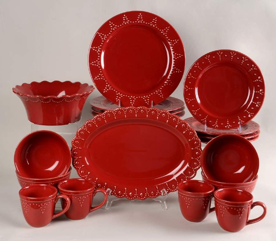Now and Then Poppy 18 Piece Set by Signature-1