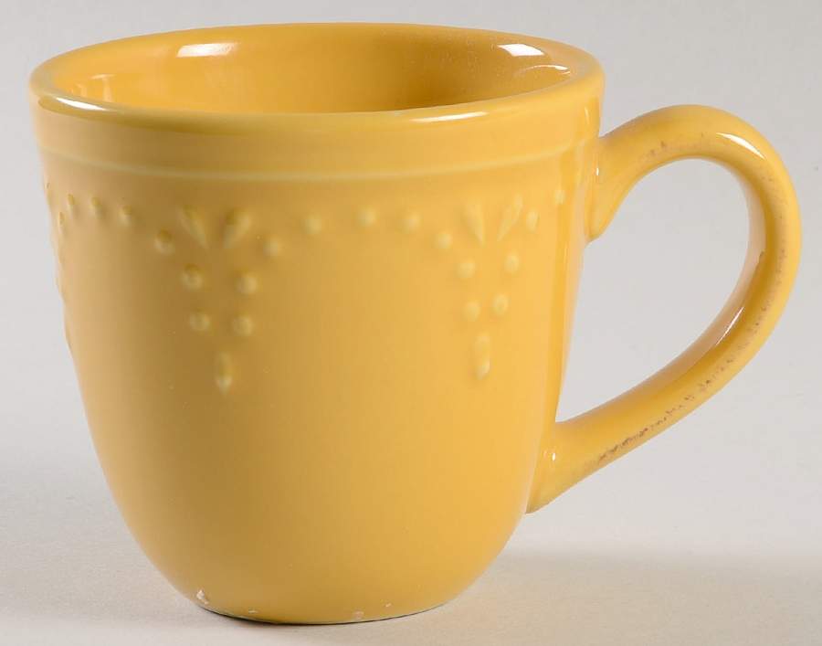 Now and Then Goldenrod Mug by Signature-1