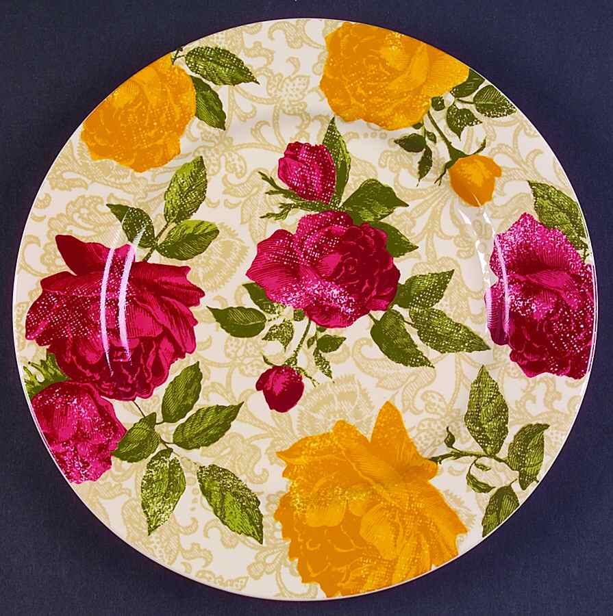 Now and Then Decal Salad Plate by Signature-1
