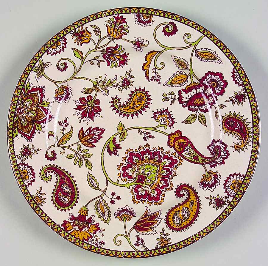 Now and Then Decal Salad Plate by Signature-1
