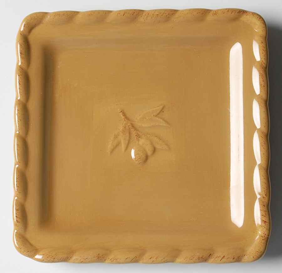 Napa Entertaining Gold 6" Square Plate by Signature-1