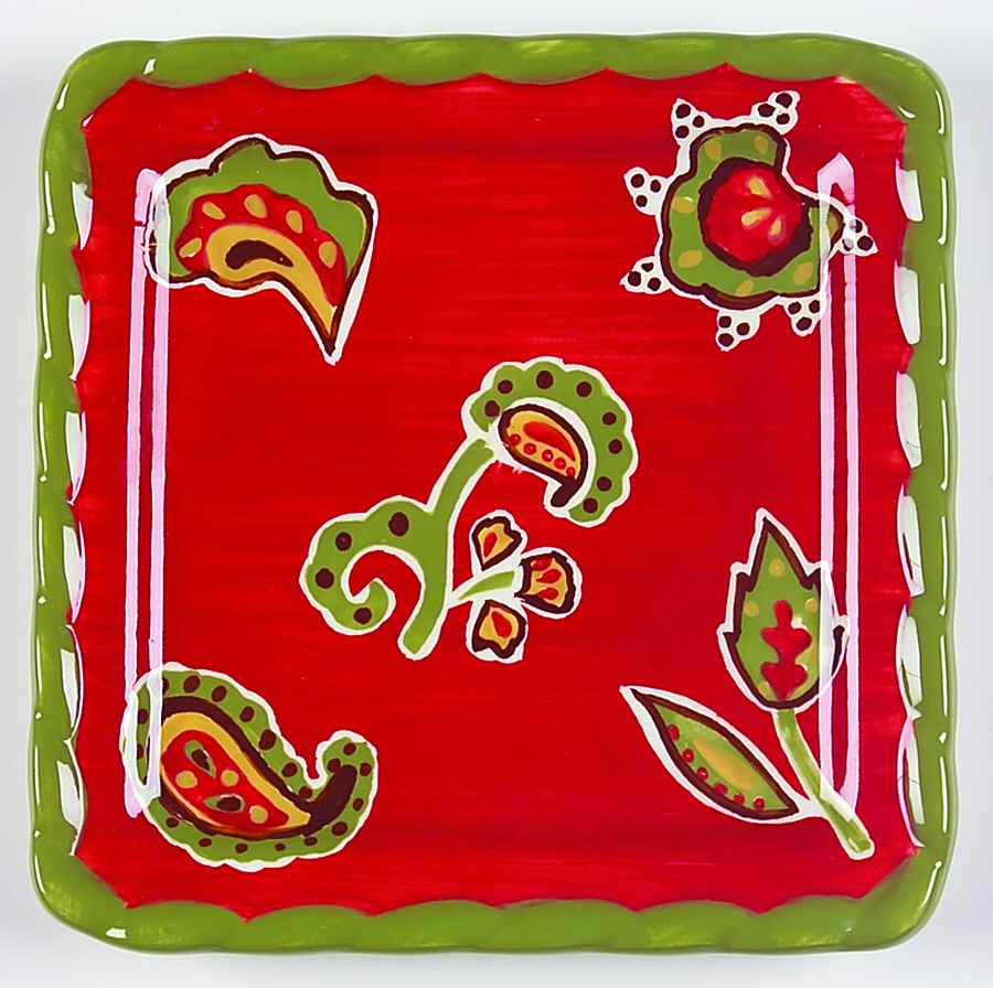 Napa Mendocino 6" Square Plate by Signature-1