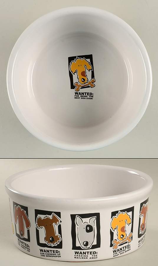 Mug Shots Pet Bowl by Signature-1