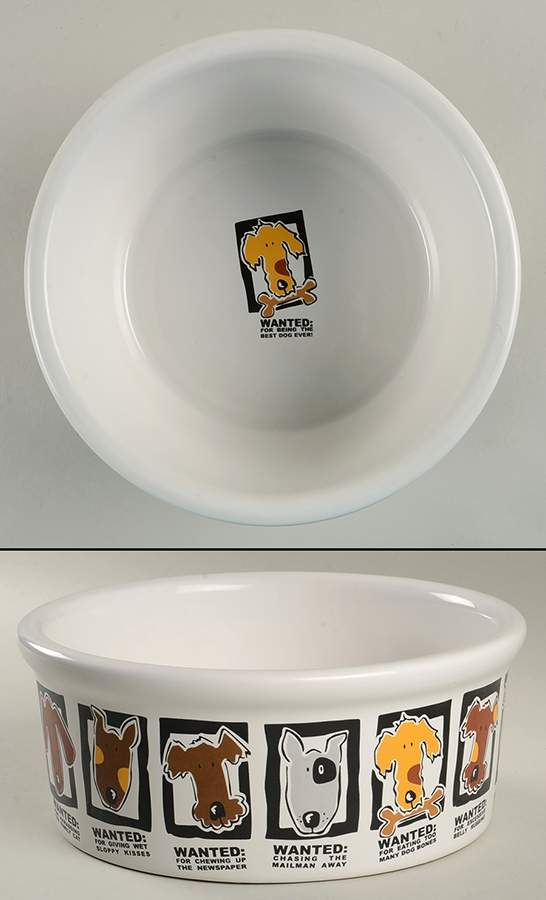 Mug Shots Pet Bowl by Signature-1