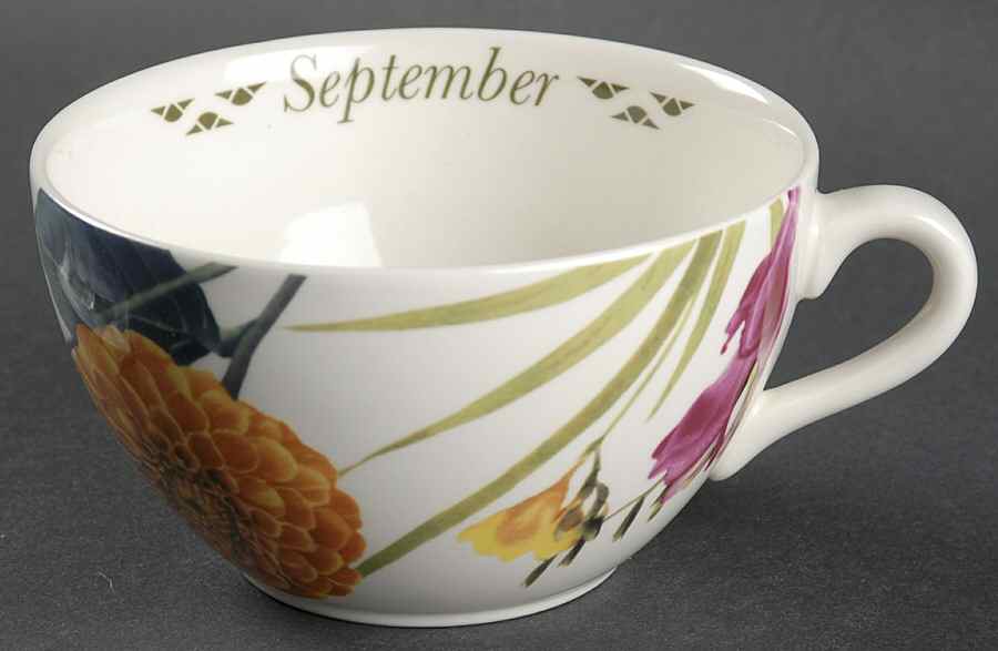 Flowers of the Month Flat Cup by Spode-1