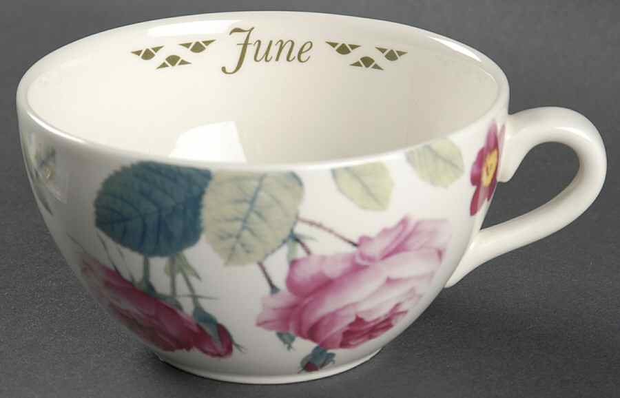 Flowers of the Month Flat Cup by Spode-1