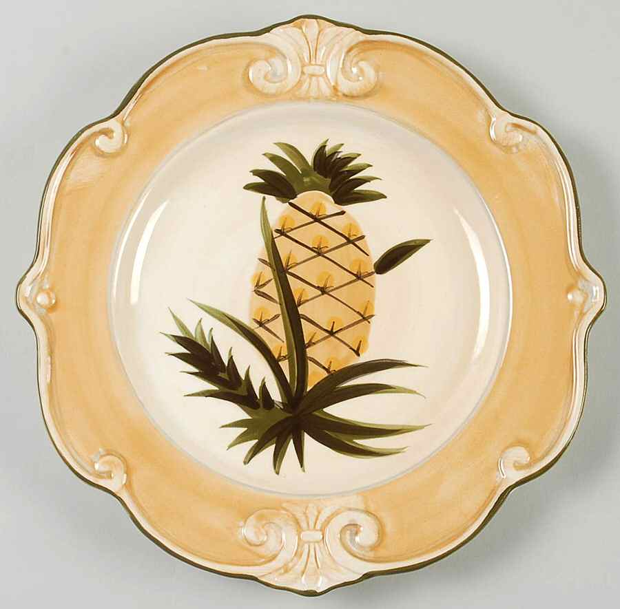 Pineapple Dinner Plate by Sauvignon-1