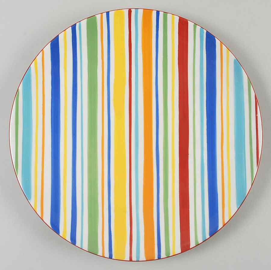 Summer Stripe Dinner Plate by Sonoma Home-1