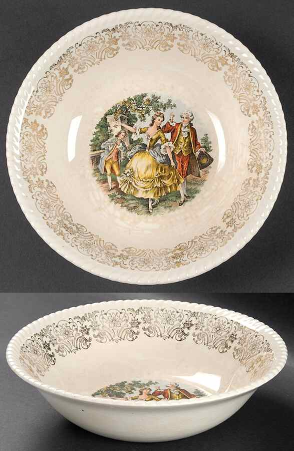Minuet 9" Round Vegetable Bowl by Sovereign Potters-1