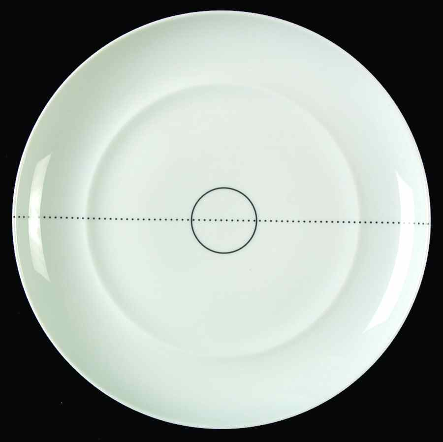 Simply Black Salad Plate by Spal Porcelanas-1