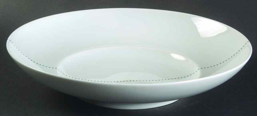 Simply Black 8" Individual Pasta Bowl by Spal Porcelanas-1