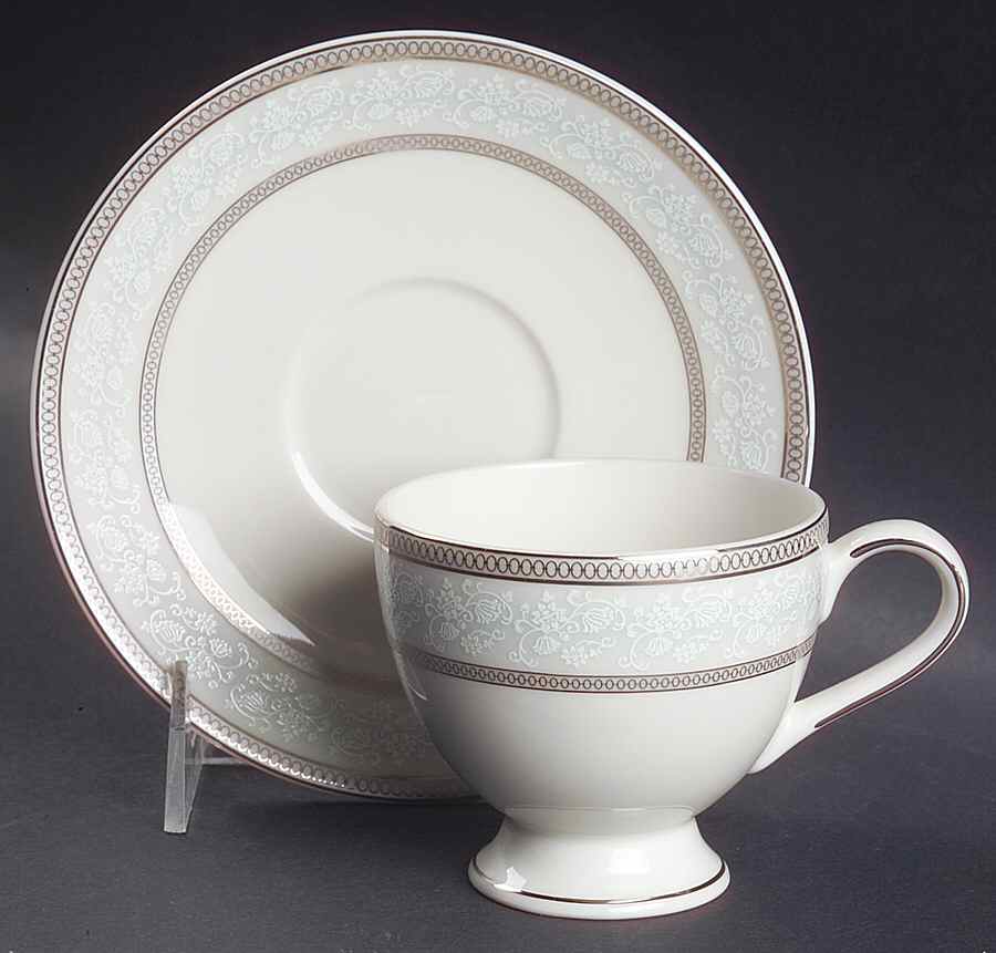 Carnival Footed Cup & Saucer Set by Shinepukur Ceramics-1