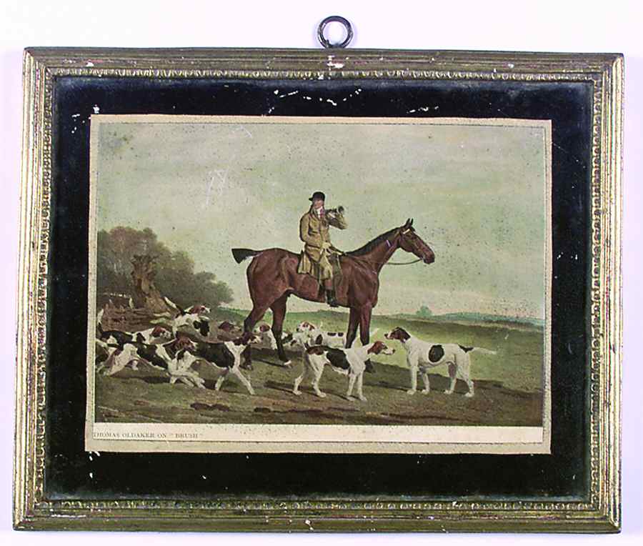 Herring Hunt 9" X 11" Picture aka Framed Art by Spode-1