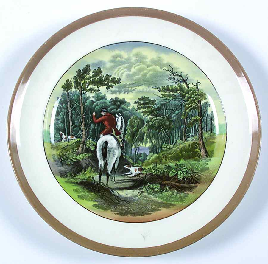 Herring Hunt Salad Plate by Spode-1
