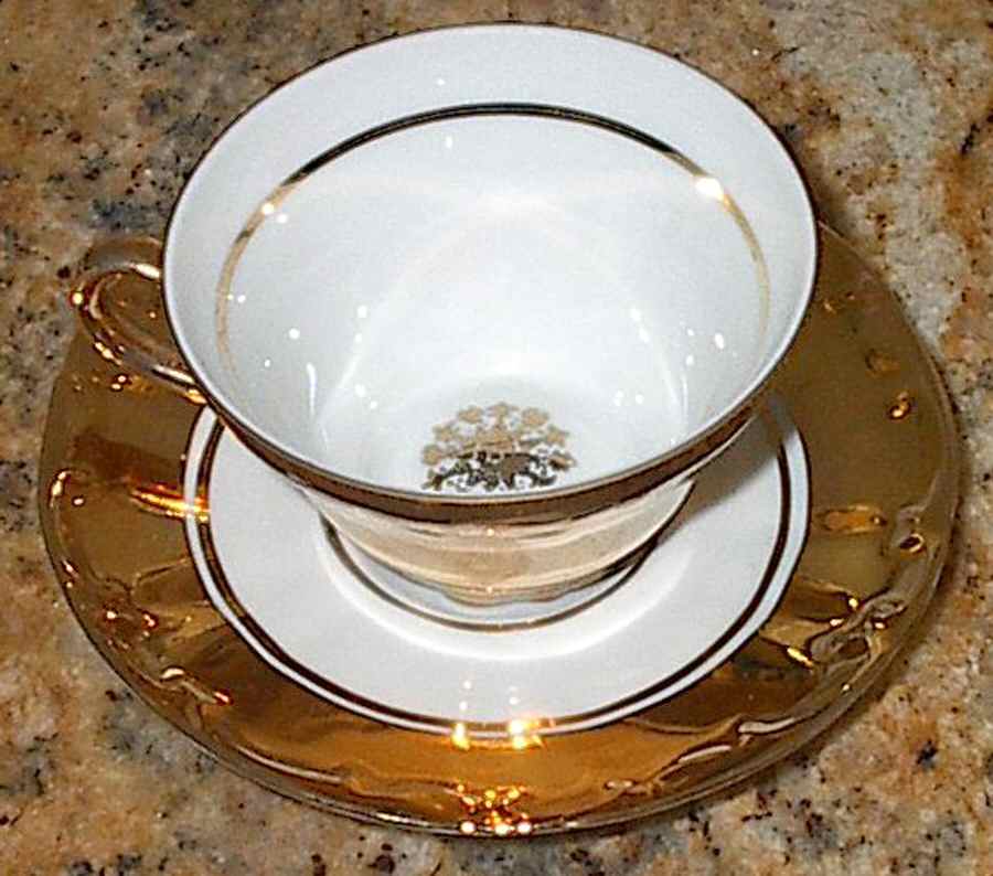 SBV7 Footed Cup & Saucer Set by STW (Bavaria)-1
