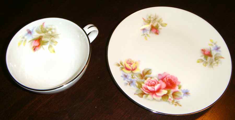 SHO305 Flat Cup & Saucer Set by Shenango-1