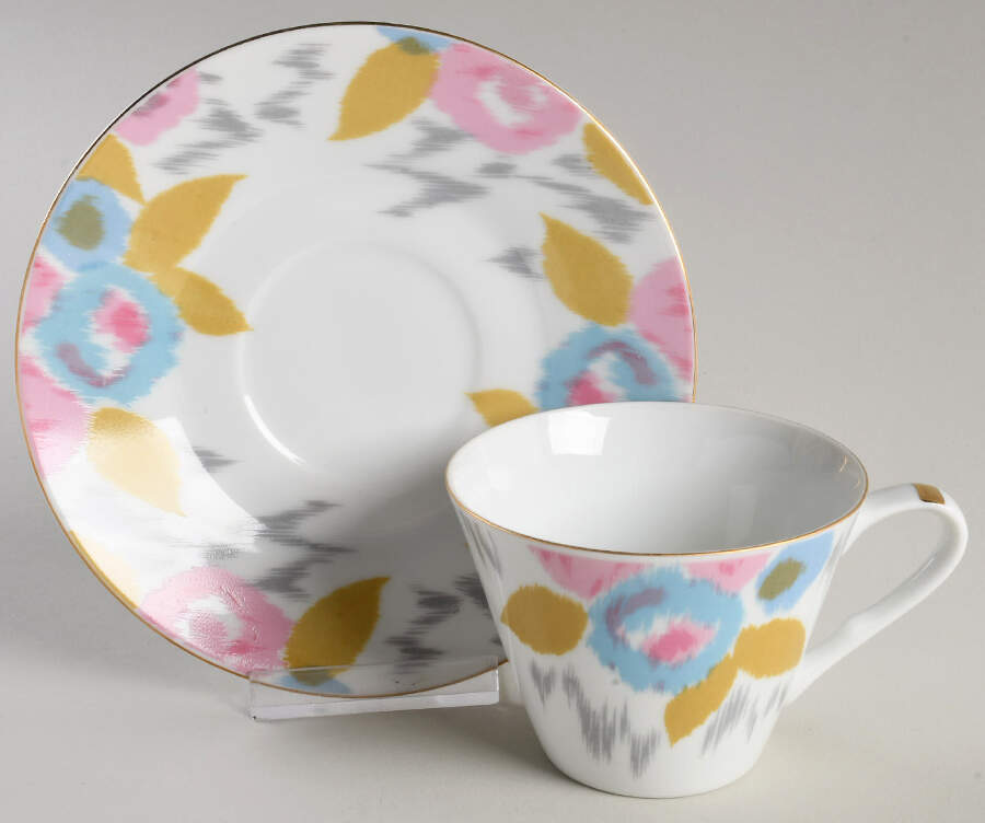 SEY29 Flat Cup & Saucer Set by Seyei Toki Co-1