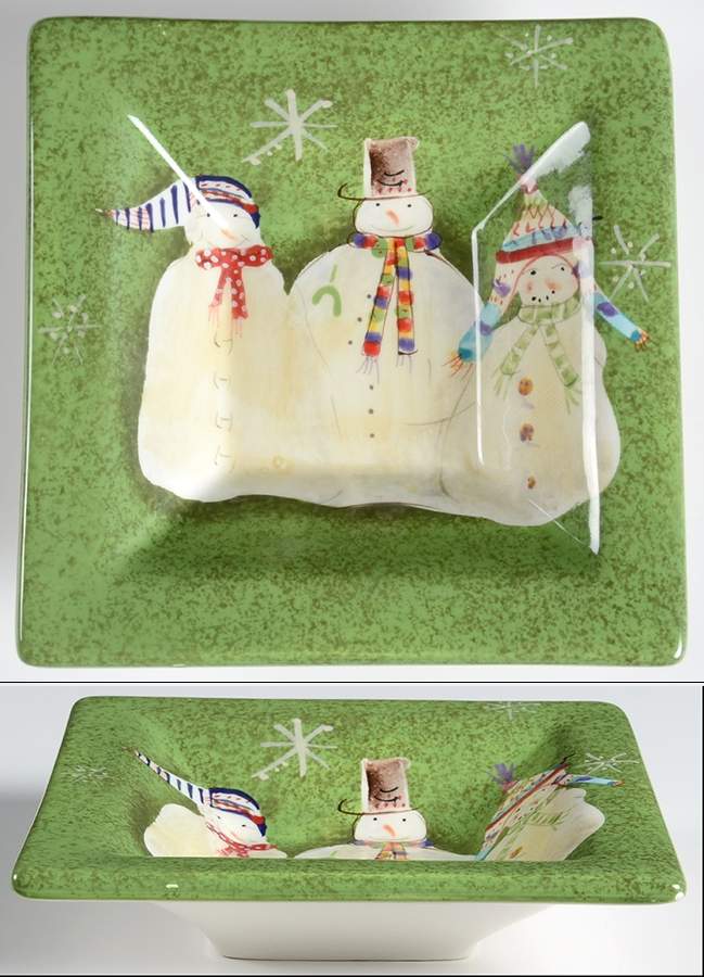 Snowmates Accessories Small Square Dish for 10 Piece Entertainment Set by Sakura-1