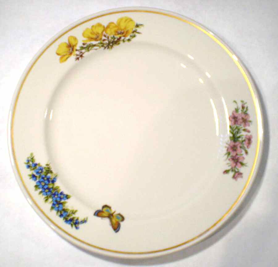 Papillion Dinner Plate by Shenango-1