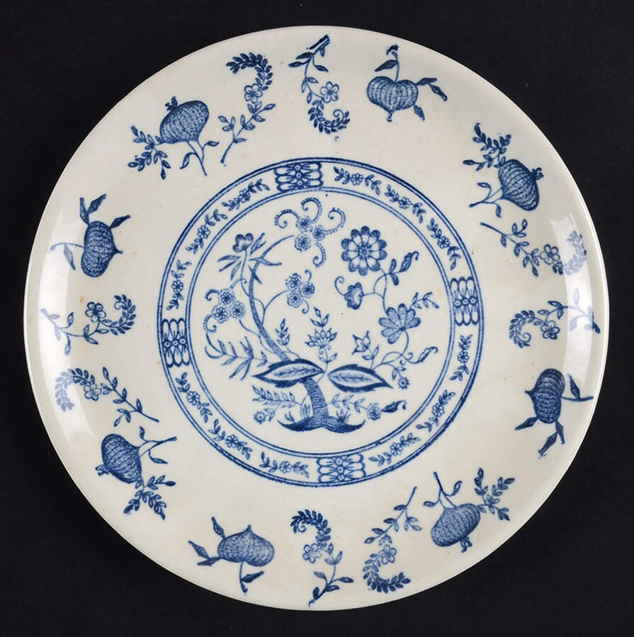 Blue Onion Salad Plate by SCIO-1