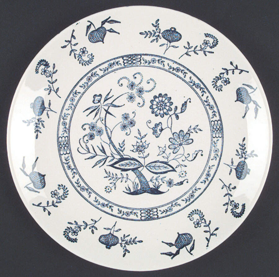 Blue Onion Dinner Plate by SCIO-1