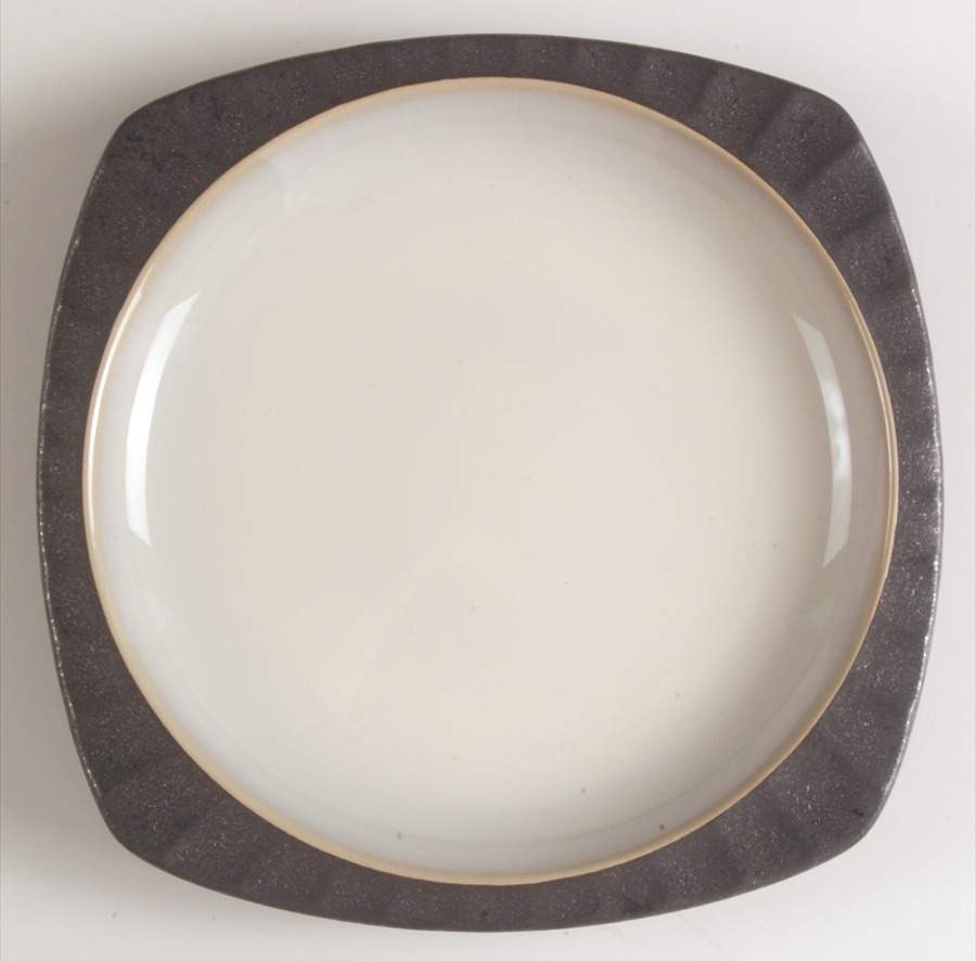 Contrast Charcoal Salad Plate by Sango-1