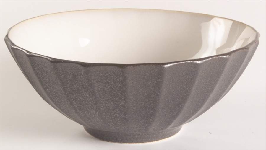 Contrast Charcoal Soup/Cereal Bowl by Sango-1