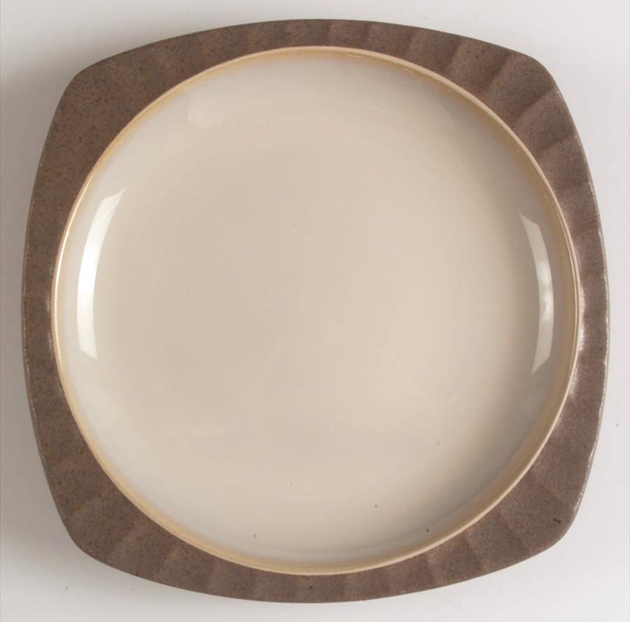 Contrast Brown Salad Plate by Sango-1