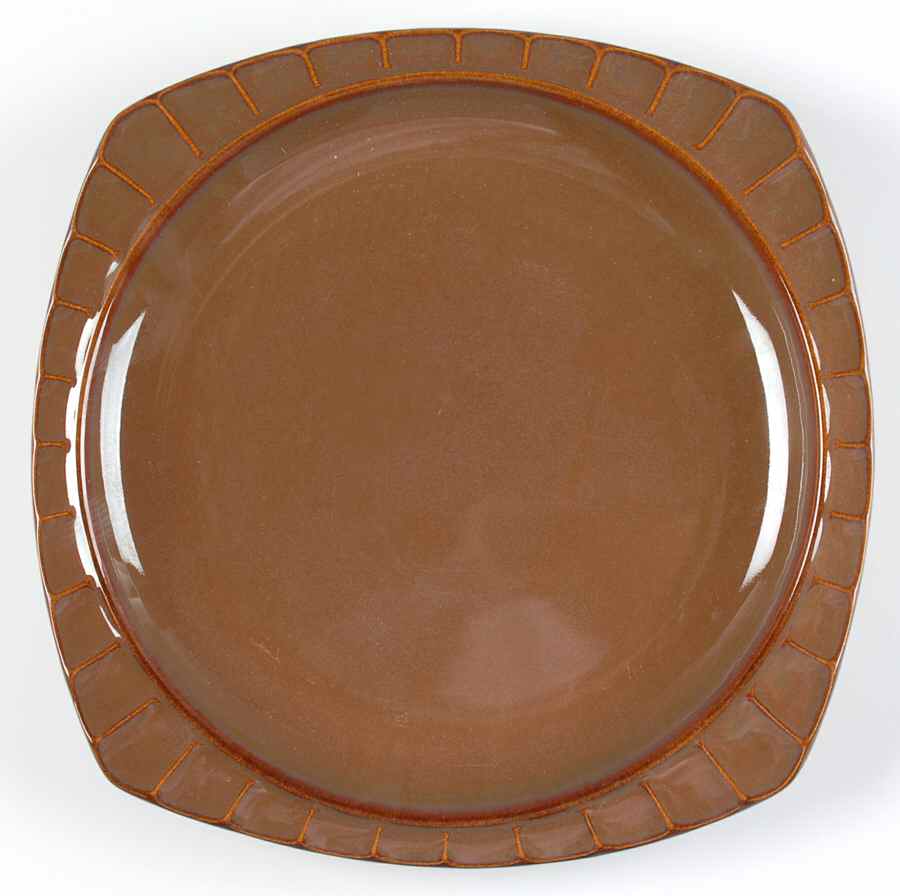 Society Brown 12" Chop Plate (Round Platter) by Sango-1