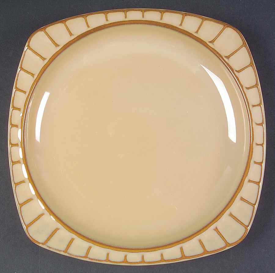 Society Beige Salad Plate by Sango-1
