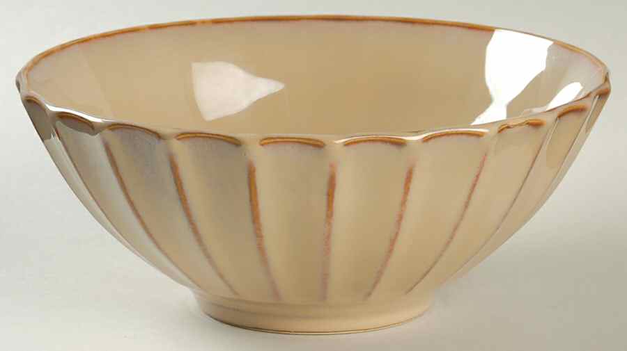 Society Beige Soup/Cereal Bowl by Sango-1