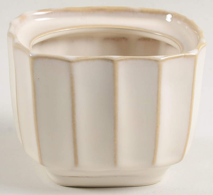Society White Sugar Bowl No Lid by Sango-1
