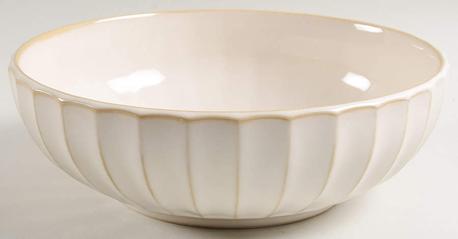 Society White 9" Round Vegetable Bowl by Sango-1