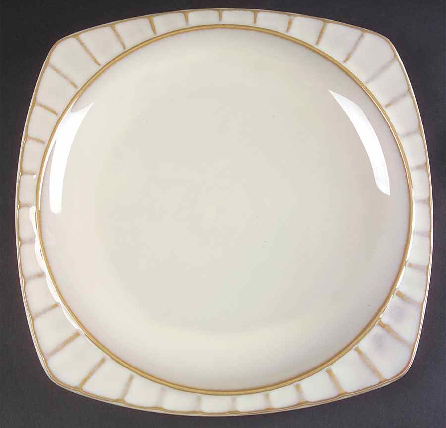Society White Dinner Plate by Sango-1