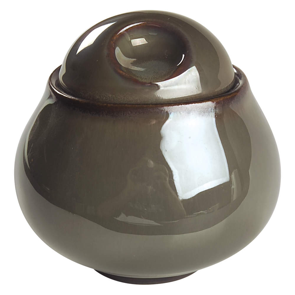 Nova Avocado Sugar Bowl & Lid by Sango-1