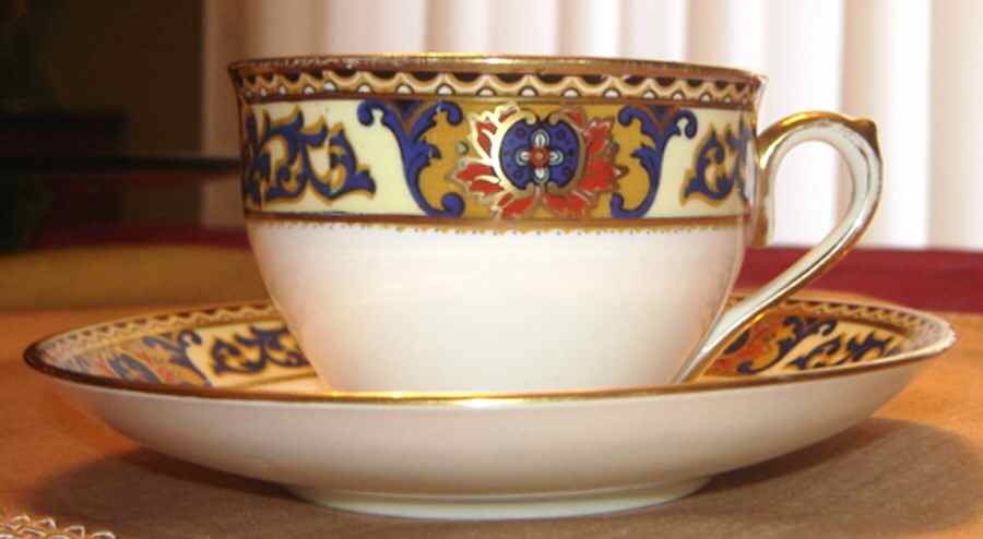 2968 Flat Cup & Saucer Set by Standard China-1