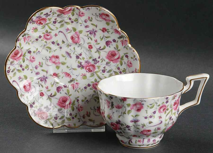 2753 Flat Cup & Saucer Set by Salisbury-1